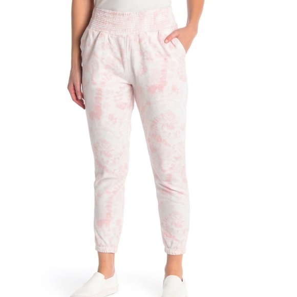 Steve Madden Pants - Steve Madden Light Pink Tie-Dye Joggers